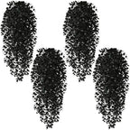 4Pcs Artificial Hanging Plants, Black Halloween Wall Decor