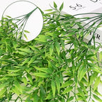 4Pcs Artificial Hanging Plants, Fake Bamboo Leaves Vines, alternate view 4