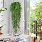 4Pcs Artificial Hanging Plants for Outdoors, Fake Vines Greenery, alternate view 2