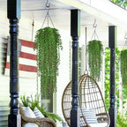 4Pcs Artificial Hanging Plants for Outdoors, Fake Vines Greenery, alternate view 7