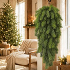 4Pcs Artificial Hanging Plants, Pine Christmas Teardrop Swag, alternate view 2