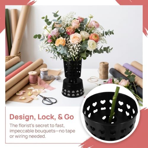 4pcs Bouquet Liner Floral Arrangement Base for Weddings Events and Centerpieces Compact and Easy to Use Flower, alternate