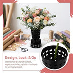4pcs Bouquet Liner Floral Arrangement Base for Weddings Events and Centerpieces Compact and Easy to Use Flower, alternate