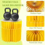 4Pcs Buffet Risers, Foldable Food Risers for Buffet Table, Acrylic Risers Display Stands, Dessert Table Display, alternate