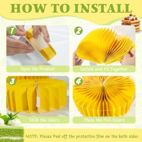 4Pcs Buffet Risers, Foldable Food Risers for Buffet Table, Acrylic Risers Display Stands, Dessert Table Display, alternate