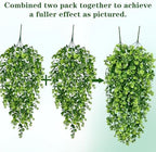 4Pcs Fake Hanging Plants 3ft Fake Plants Vines Greenery, alternate view 4