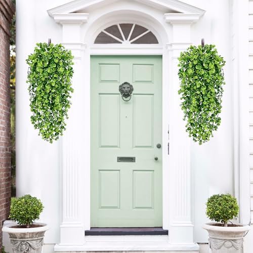 4Pcs Fake Hanging Plants 3ft Fake Plants Vines Greenery, alternate view 7