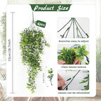 4Pcs Fake Hanging Plants Artificial Monstera Leaves Vines 28.7Inch, alternate view 3