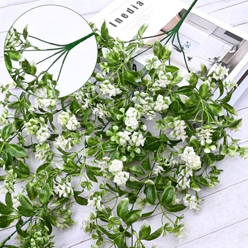 4pcs Fake Hanging Plants, Faux Ivy Fake Vines Greenery, alternate view 6