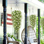4pcs Fake Hanging Plants, Faux Ivy Fake Vines Greenery, alternate view 7