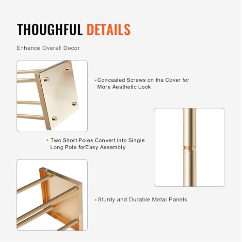 4PCS Gold Metal Column Wedding Flower Stand, 31.5inch High With Metal Laminate, Vase Geometric Centerpiece, alternate view 6