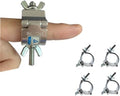 4PCS Mini stage truss lighting Clamp, 4/5inch Light Clamp Work on 4/5inch OD Tube/pipe truss (Max Heavy Duty