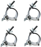 4PCS Mini stage truss lighting Clamp, 4/5inch Light Clamp Work on 4/5inch OD Tube/pipe truss (Max Heavy Duty, alternate view