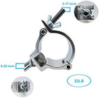 4PCS Mini stage truss lighting Clamp, 4/5inch Light Clamp Work on 4/5inch OD Tube/pipe truss (Max Heavy Duty, alternate view