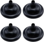 4Pcs Retro Mini Light Canopy Kit Diameter 2.6"/66mm, Black in Black