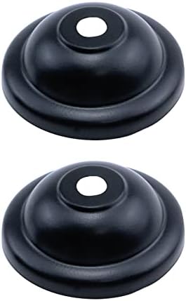 4Pcs Retro Mini Light Canopy Kit Diameter 2.6"/66mm, Black in Black, alternate view 6