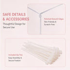 4PCS Square Clear Pedestal Stands for Party Acrylic Pedestal Display Stands Dessert Table Decoration Pillars, alternate view