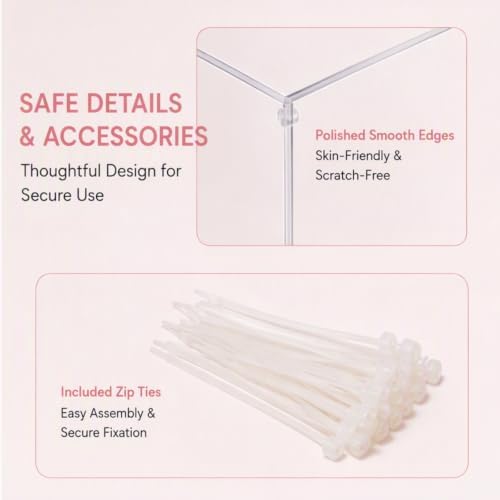 4PCS Square Clear Pedestal Stands for Party Acrylic Pedestal Display Stands Dessert Table Decoration Pillars, alternate view