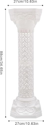 4Pcs Wedding Roman Column Elegant Roman Pillars Stand, Flower Pot Columns Stand Pedestal Tall Wedding, alternate view 3