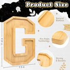 4PCS Wooden Graduation Decorations Number Charcuterie Board Box-(with 14 Balloons) GRAD Charcuterie Numbers, alternate view 3
