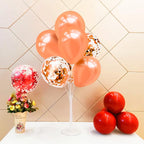4Set Rose Gold Balloon Stand Table Centerpieces Party Decor in 4 in Black Gold, alternate view 6