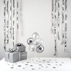 4Set Silver Balloon Stand Table Centerpieces Party Decor in 4 in Black Gold, alternate view 2
