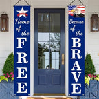 4th of July Decorations Pre-assembled Hanging Banners 72"x12", alternate view 4
