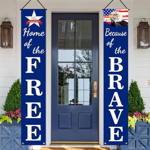 4th of July Decorations Pre-assembled Hanging Banners 72"x12", alternate view 4
