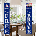 4th of July Decorations Pre-assembled Hanging Banners 72"x12", alternate view 6