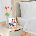 4x6 Acrylic Sign Holder, Picture Frame, Wedding Table Numbers, 6pack in 4x6" in Gold, alternate view 5