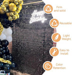 4x6 FT Black Shimmer Wall Backdrop, 24 Pcs for Party in 4x6 FT in Black, alternate view 3