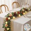 5.5FT Artificial Rose Garland Fake Flower Garland - Terracotta