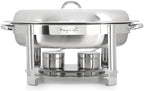 5.8 Quart Oval Stainless Steel Professional Kitchen Chafing Dish/Food Warmer/Buffet Server Serving Trays for, alternate view