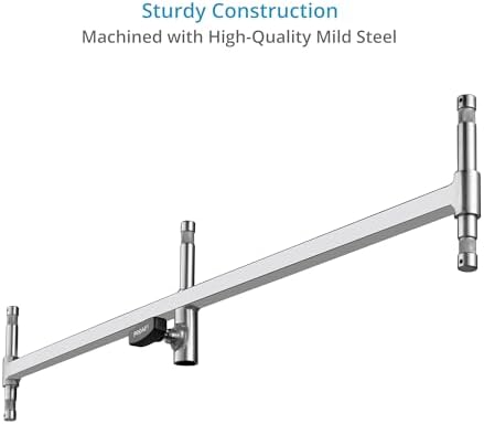 5/8" Triple Header with Five Baby Pins for Light Stands, alternate view 4