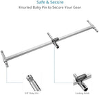 5/8" Triple Header with Five Baby Pins for Light Stands, alternate view 5