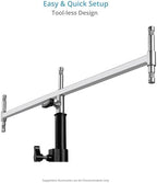 5/8" Triple Header with Five Baby Pins for Light Stands, alternate view 6