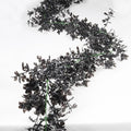 5.9FT Black Artificial Monstera Leaves Garland Hanging Vine 2Pcs