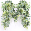 5.9FT Eucalyptus Garland, Artificial Greenery Garland Flower, Green Garland Wreath Vines Decorations, Fake