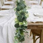 5.9FT Eucalyptus Garland, Artificial Greenery Garland Flower, Green Garland Wreath Vines Decorations, Fake, alternate view 4