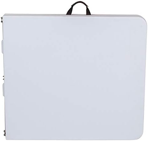 5-Foot Granite White Adjustable Bi-Fold Plastic Folding Table, alternate view 5