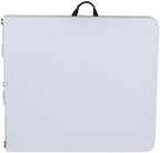 5-Foot Granite White Adjustable Bi-Fold Plastic Folding Table, alternate view 5