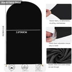 5 FT Arch Backdrop Cover, Wedding Black Arch Covers Stretchy Backdrop Spandex Fitted for Chiara Stand Birthday, alternate