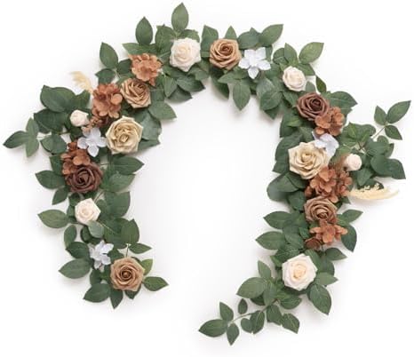 5 FT Brown Artificial Flower Garland
