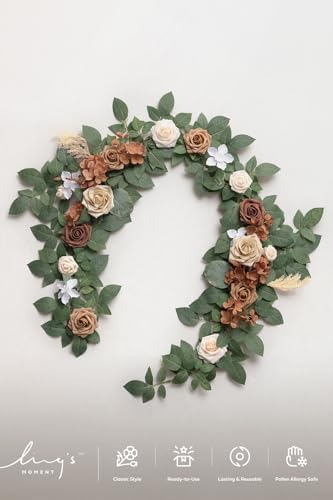 5 FT Brown Artificial Flower Garland, alternate view 5