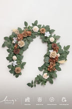 5 FT Brown Artificial Flower Garland, alternate view 5