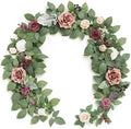 5 FT Dusty Rose Artificial Flower Garland