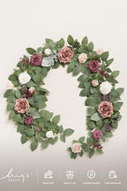 5 FT Dusty Rose Artificial Flower Garland, alternate view 5