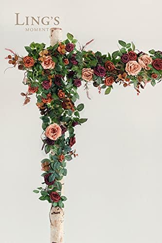 5 FT Terracotta Artificial Flower Garland Fall, alternate view 5