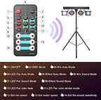 5 in 1 DJ Lights with Stand Combination Party Light Dj Disco Lights Stage Lighting for Parties 3/6/15CH with, alternate view