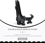5 Inch Black Acrylic Plate Stands for Display Holders 2pcs in Black, alternate view 5